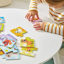 Load image into Gallery viewer, Janod - Parent and Baby Animals Puzzles - Pikabo Baby