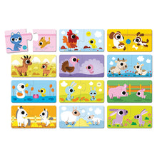 Load image into Gallery viewer, Janod - Parent and Baby Animals Puzzles - Pikabo Baby