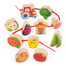 Load image into Gallery viewer, Janod - Threading Vegetables - Pikabo Baby