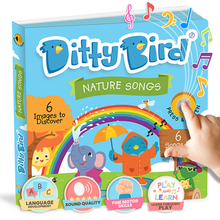 Load image into Gallery viewer, Ditty Bird Baby Sound Book Exploring for Kids :Nature Songs - Pikabo Baby