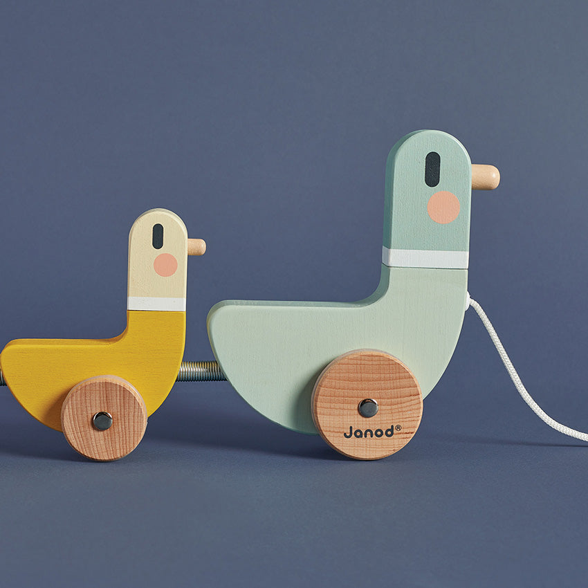 Janod - Cocoon Pull Along Ducks - Pikabo Baby