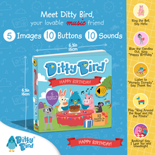 Load image into Gallery viewer, Birthday Book | Ditty Bird : Happy Birthday (Gift&amp;Card) - Pikabo Baby