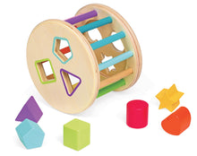 Load image into Gallery viewer, Janod Shapes Quiz – Montessori Wooden Puzzle for Early Learning - Pikabo Baby