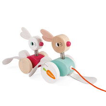 Load image into Gallery viewer, Janod - Pull-along Rabbits - Pikabo Baby