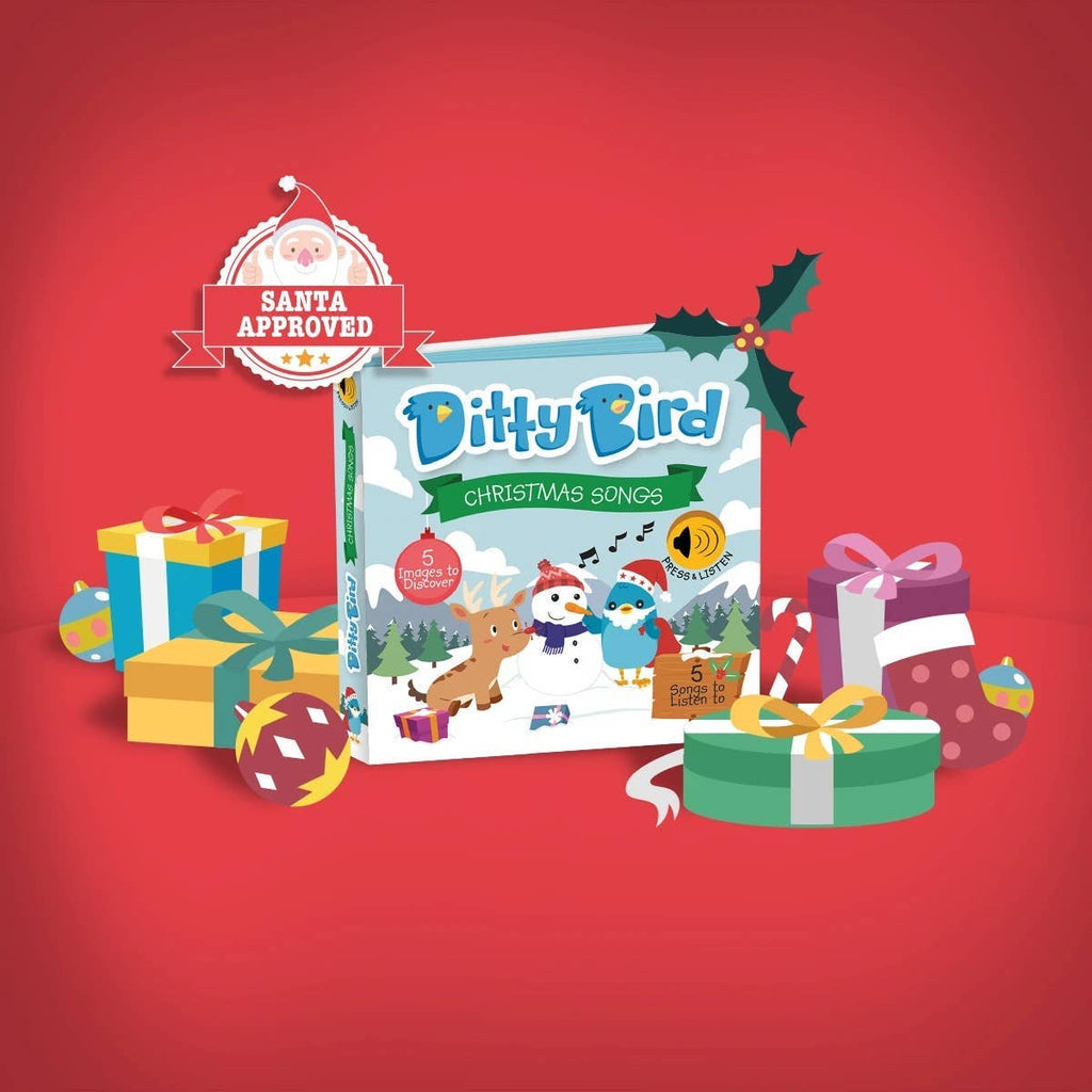 Ditty Bird Baby Books Christmas Songs - Stocking Stuffer - Pikabo Baby