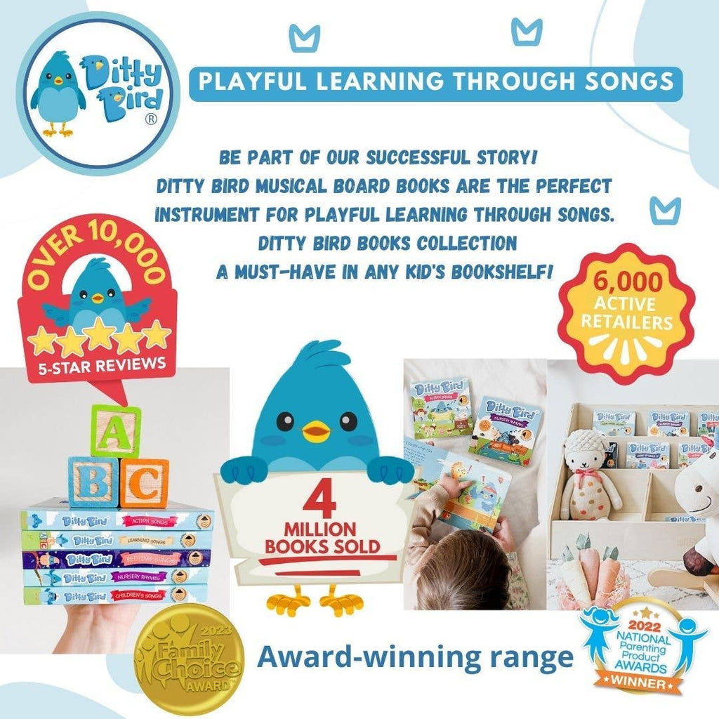 Ditty Bird First Sensory Book Montessori Method Cute Animals - Pikabo Baby