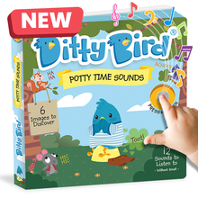 Load image into Gallery viewer, NEW | Potty Time Sounds | Ditty Bird Baby Sound Book - Pikabo Baby