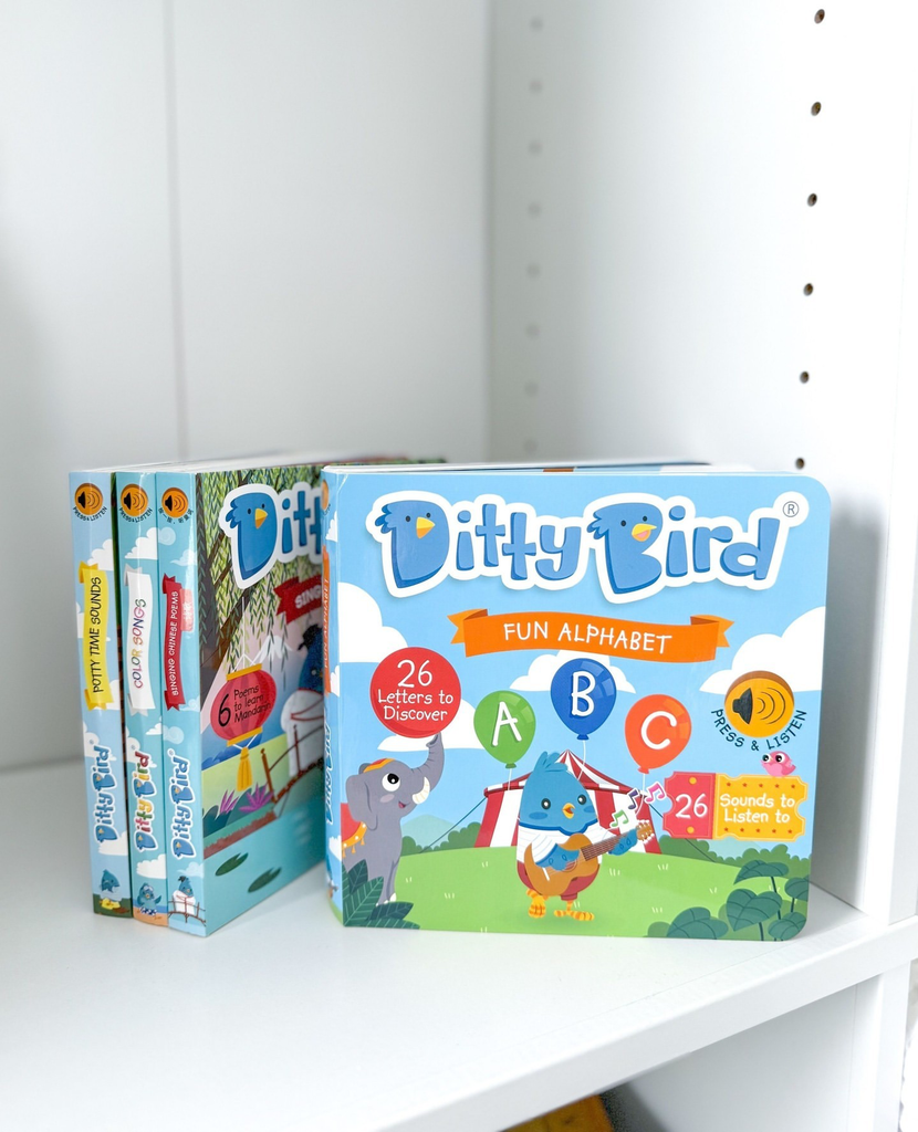 New | Fun Alphabet | ABC Song | Ditty Bird Baby Sound Book - Pikabo Baby