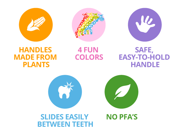 Jack N' Jill Biodegradable Floss Picks 30pcs - Pikabo Baby