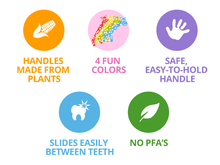Load image into Gallery viewer, Jack N&#39; Jill Biodegradable Floss Picks 30pcs - Pikabo Baby
