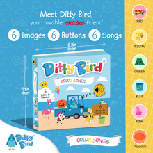 Load image into Gallery viewer, New | Color Songs | Ditty Bird Sound Book - Pikabo Baby