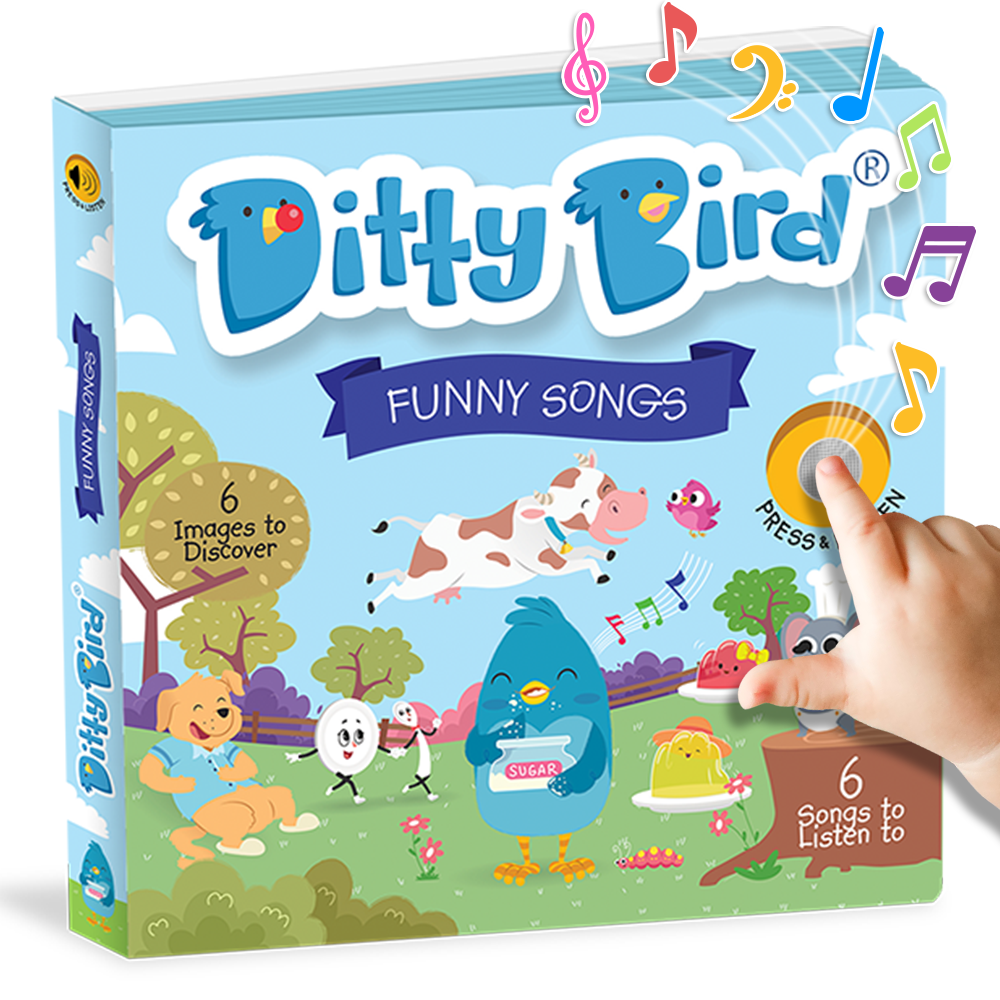 Ditty Bird Sound Book- Best Seller - Funny Songs - Pikabo Baby
