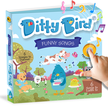 Load image into Gallery viewer, Ditty Bird Sound Book- Best Seller - Funny Songs - Pikabo Baby