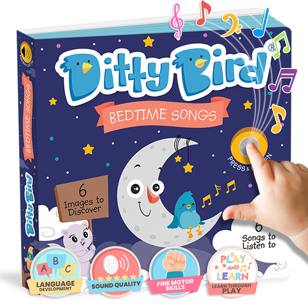 Ditty Bird | Bedtime Songs - Storytime - Baby Sound Book - Pikabo Baby