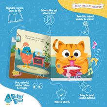 Load image into Gallery viewer, Ditty Bird First Sensory Book Montessori Method Cute Animals - Pikabo Baby