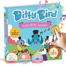 Load image into Gallery viewer, Ditty Bird Baby Sound Book: Classical Music Mozart-Beethoven - Pikabo Baby