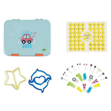 Load image into Gallery viewer, Citron Lunch box Bento Style - 4 compartments with Accessories - Car - Pikabo Baby