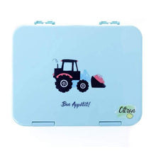 Load image into Gallery viewer, Citron Lunch box Bento Style - 4 compartments with Accessories - Tractor - Pikabo Baby