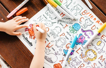 Load image into Gallery viewer, Into the Wild Classic Colouring &amp; Doodle Mat - Pikabo Baby