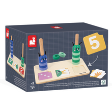 Load image into Gallery viewer, Janod Counting Caterpillar wooden educational toy counting, toddlers, colours