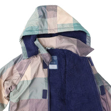 Load image into Gallery viewer, KORANGO Sherpa Lined Check Raincoat Green - Pikabo Baby