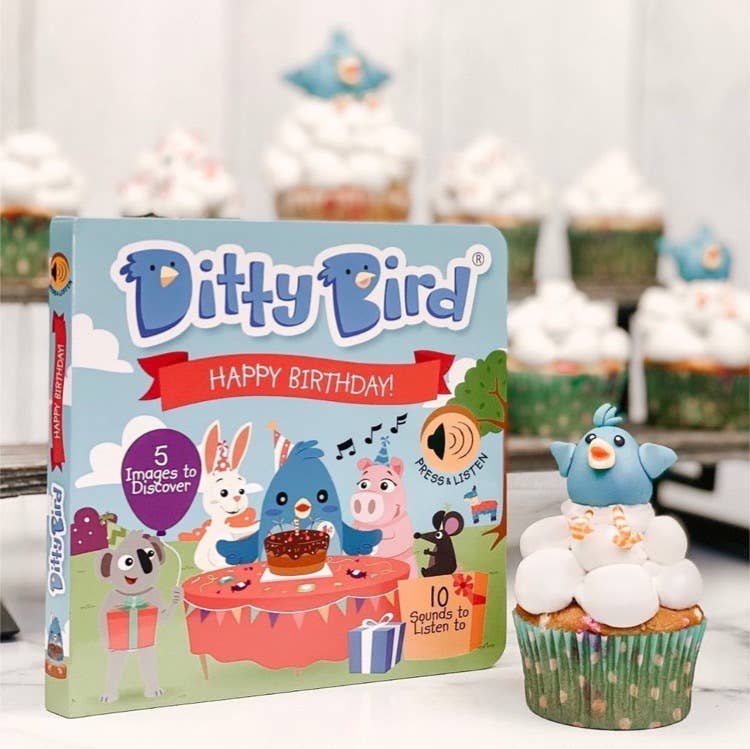 Birthday Book | Ditty Bird : Happy Birthday (Gift&Card) - Pikabo Baby