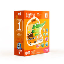 Load image into Gallery viewer, TOI Level Puzzles Series Stage 1 Vehicles - Pikabo Baby