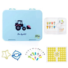 Load image into Gallery viewer, Citron Lunch box Bento Style - 4 compartments with Accessories - Tractor - Pikabo Baby