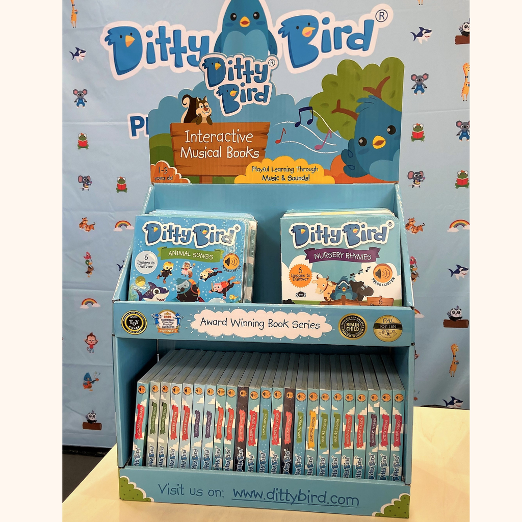 Ditty Bird Shelf Unit (empty) for 30 to 50 Books - Pikabo Baby