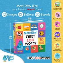 Load image into Gallery viewer, First 100 Words | Ditty Bird Baby book-Award Family Choice - Pikabo Baby
