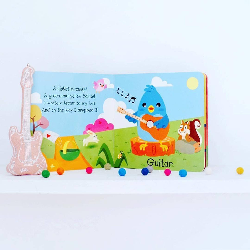 Ditty Bird Baby Musical Book: Instrumental Children's Songs - Pikabo Baby