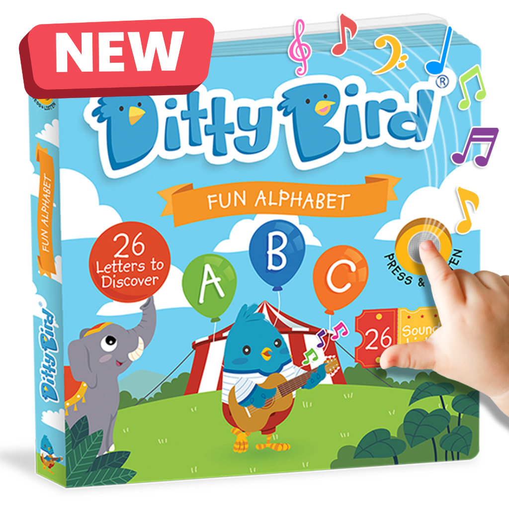 New | Fun Alphabet | ABC Song | Ditty Bird Baby Sound Book - Pikabo Baby