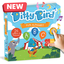Load image into Gallery viewer, New | Fun Alphabet | ABC Song | Ditty Bird Baby Sound Book - Pikabo Baby