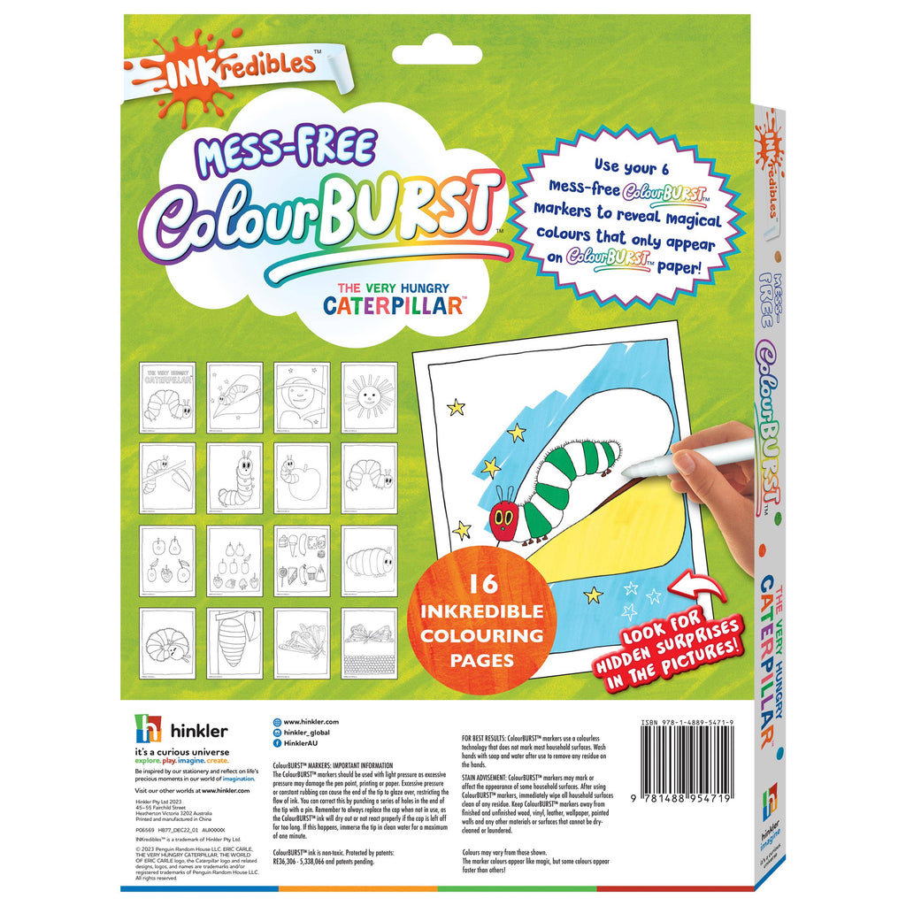 Inkredibles Colour Burst The Very Hungry Caterpillar - Pikabo Baby