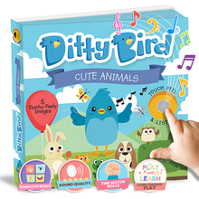 Load image into Gallery viewer, Ditty Bird First Sensory Book Montessori Method Cute Animals - Pikabo Baby